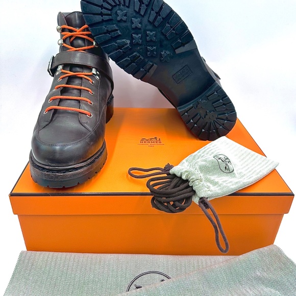 HERMES Winter Boots Men’s US SZ 9.5 - Picture 7 of 16